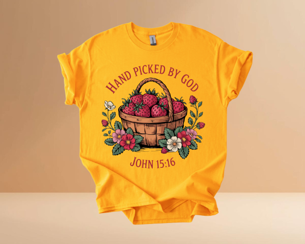 HAND PICKED BY GOD TSHIRTS