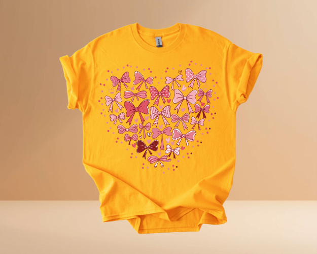 VALENTINES DAY HEARTS DESIGN TSHIRTS