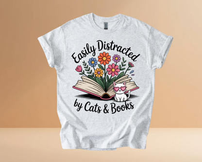 Books & Cats Tshirts