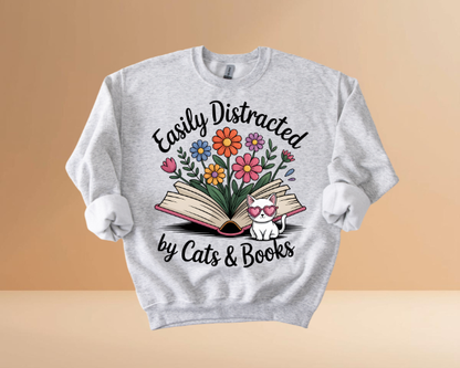 Books & Cats Sweatshirts