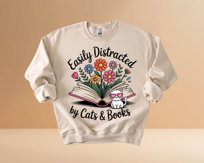 Books & Cats Sweatshirts