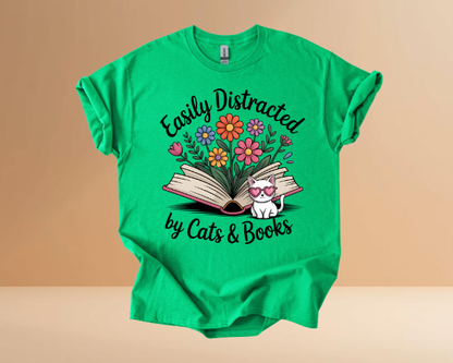 Books & Cats Tshirts
