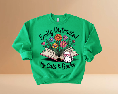 Books & Cats Sweatshirts