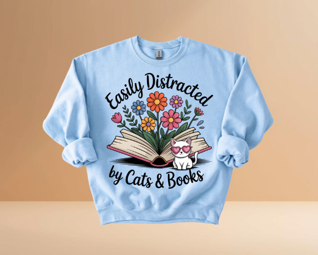 Books & Cats Sweatshirts