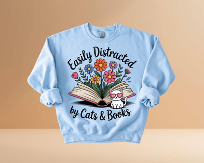 Books & Cats Sweatshirts