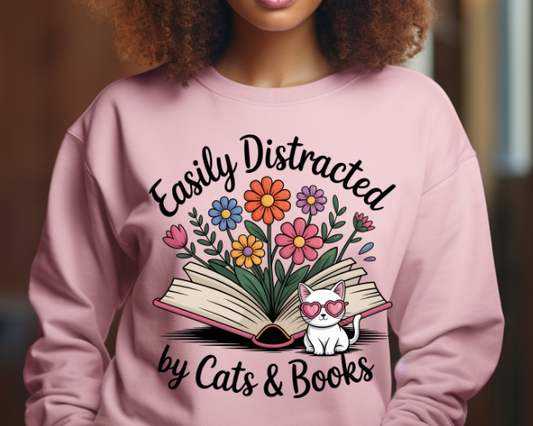 Books & Cats Sweatshirts