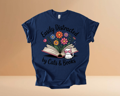 Books & Cats Tshirts