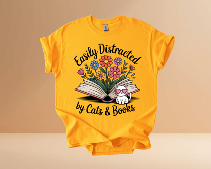 Books & Cats Tshirts