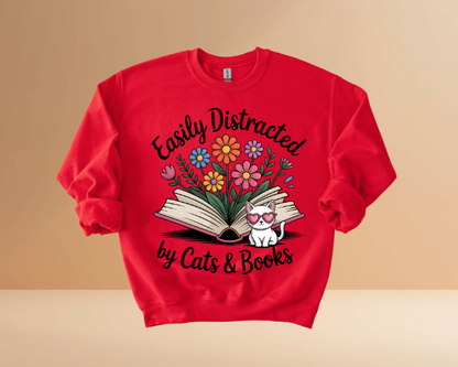 Books & Cats Sweatshirts