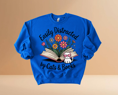 Books & Cats Sweatshirts