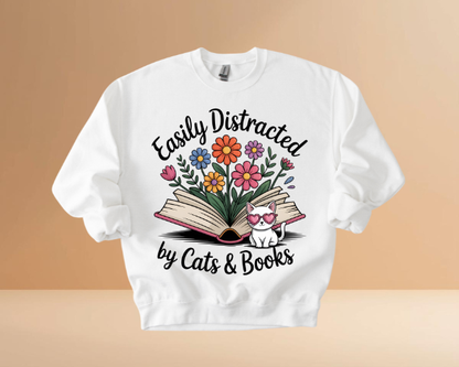 Books & Cats Sweatshirts
