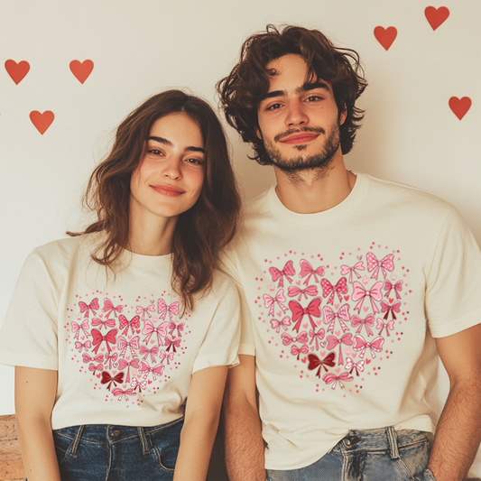 VALENTINES DAY HEARTS DESIGN TSHIRTS