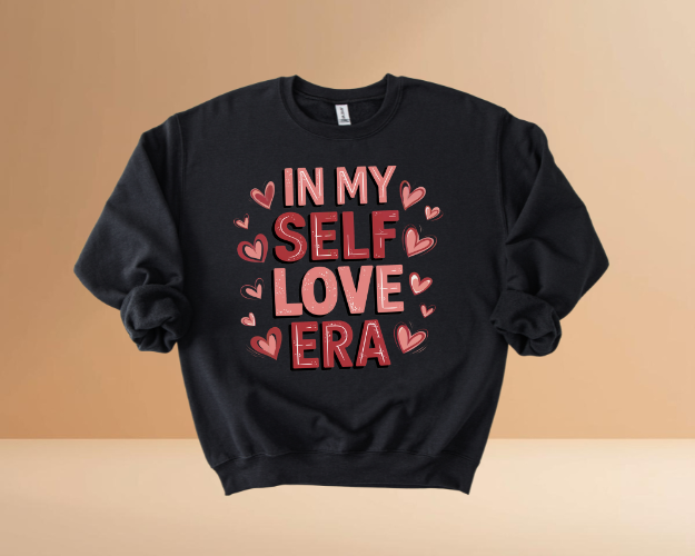 VALENTINES DAY SELF LOVE DESIGN SWEATSHIRTS