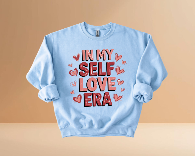 VALENTINES DAY SELF LOVE DESIGN SWEATSHIRTS