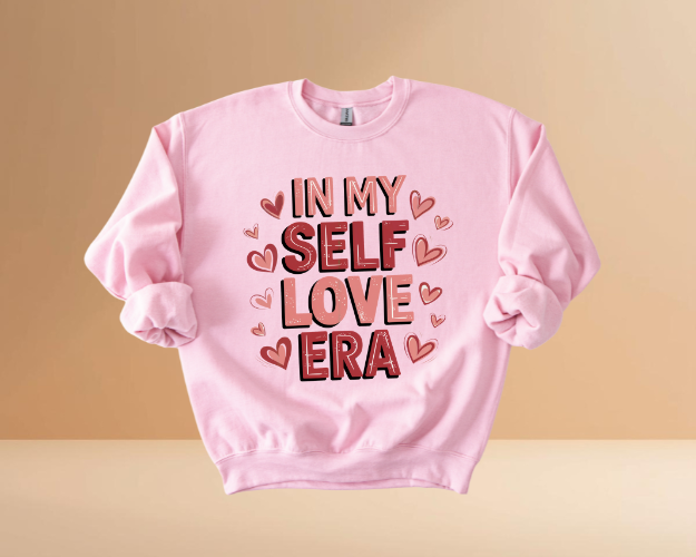 VALENTINES DAY SELF LOVE DESIGN SWEATSHIRTS
