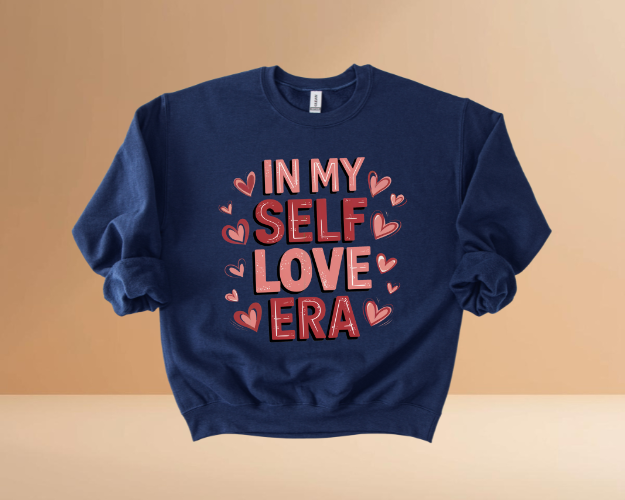 VALENTINES DAY SELF LOVE DESIGN SWEATSHIRTS