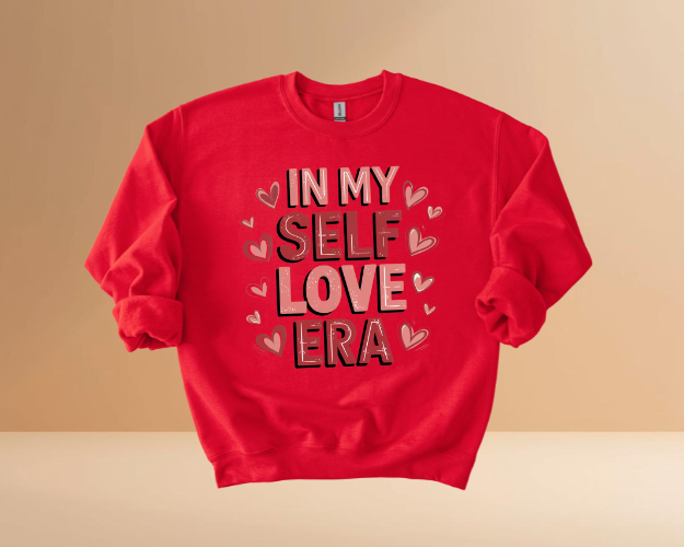 VALENTINES DAY SELF LOVE DESIGN SWEATSHIRTS