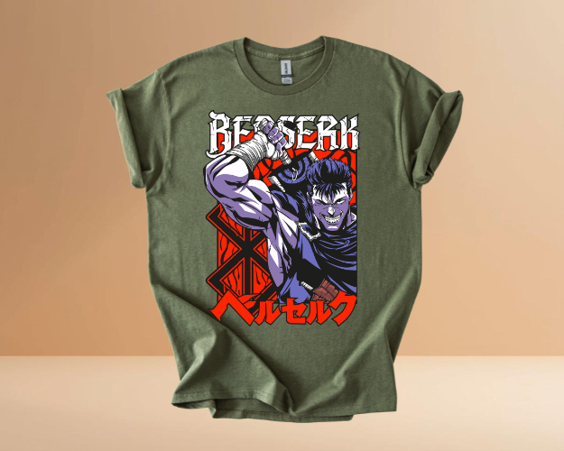 Anime Style Berserk T-shirts