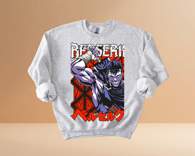 Anime Style Berserk Sweatshirts