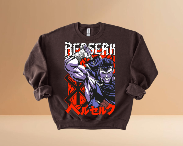 Anime Style Berserk Sweatshirts