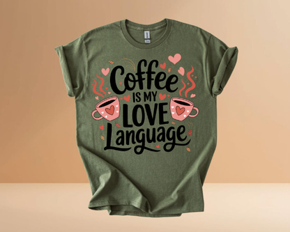 VALENTINES DAY MY LOVE LANGUAGE DESIGN TSHIRT