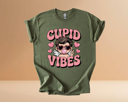 VALENTINES CUPID VIBES TSHIRTS
