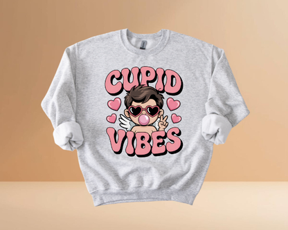 VALENTINES DAY CUPID VIBES SWEATSHIRTS