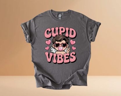 VALENTINES CUPID VIBES TSHIRTS