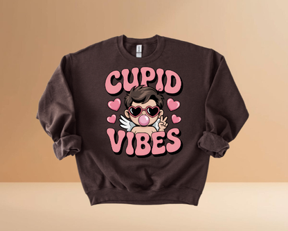 VALENTINES DAY CUPID VIBES SWEATSHIRTS