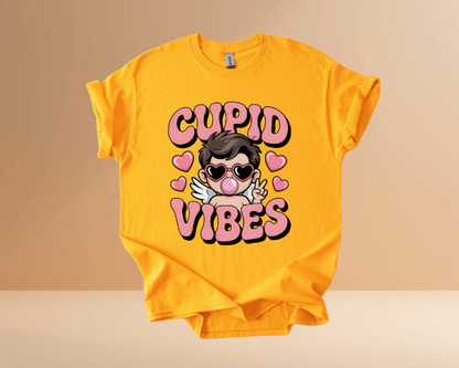 VALENTINES CUPID VIBES TSHIRTS