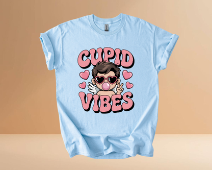 VALENTINES CUPID VIBES TSHIRTS