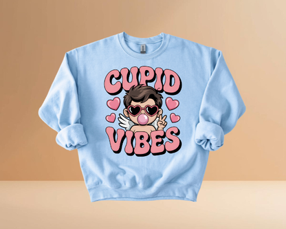 VALENTINES DAY CUPID VIBES SWEATSHIRTS