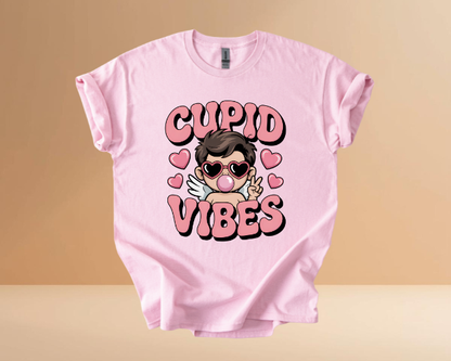 VALENTINES CUPID VIBES TSHIRTS