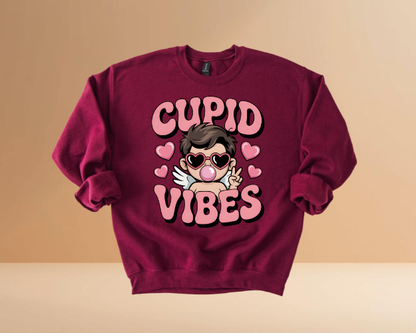VALENTINES DAY CUPID VIBES SWEATSHIRTS