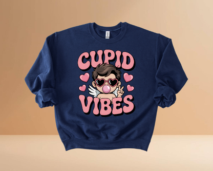 VALENTINES DAY CUPID VIBES SWEATSHIRTS