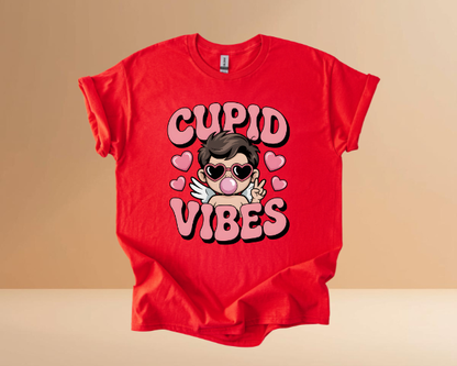 VALENTINES CUPID VIBES TSHIRTS