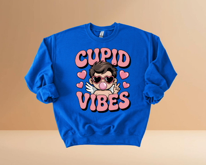 VALENTINES DAY CUPID VIBES SWEATSHIRTS