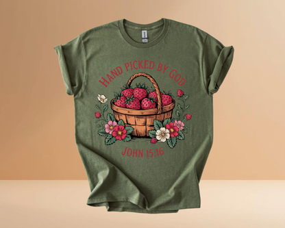 HAND PICKED BY GOD TSHIRTS