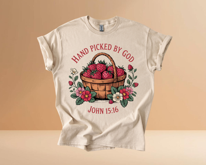 HAND PICKED BY GOD TSHIRTS