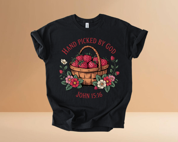 HAND PICKED BY GOD TSHIRTS