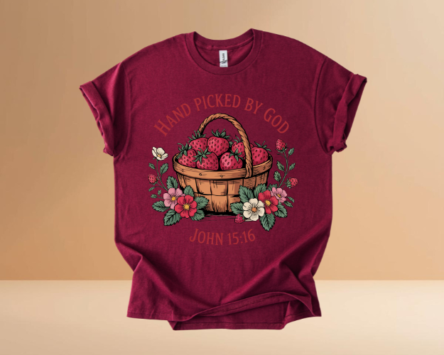 HAND PICKED BY GOD TSHIRTS