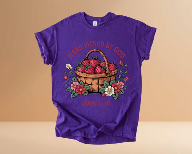 HAND PICKED BY GOD TSHIRTS