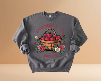 HAND PICKED BY GOD SWEATSHIRTS