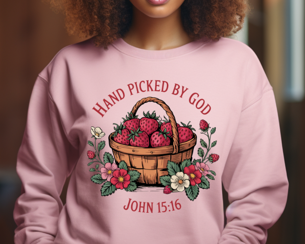 HAND PICKED BY GOD SWEATSHIRTS