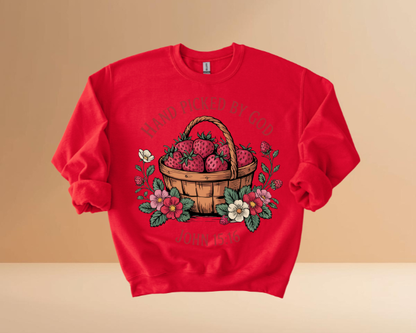 HAND PICKED BY GOD SWEATSHIRTS