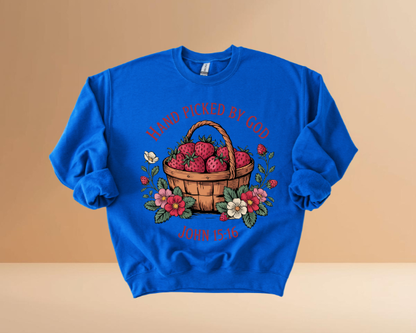 HAND PICKED BY GOD SWEATSHIRTS
