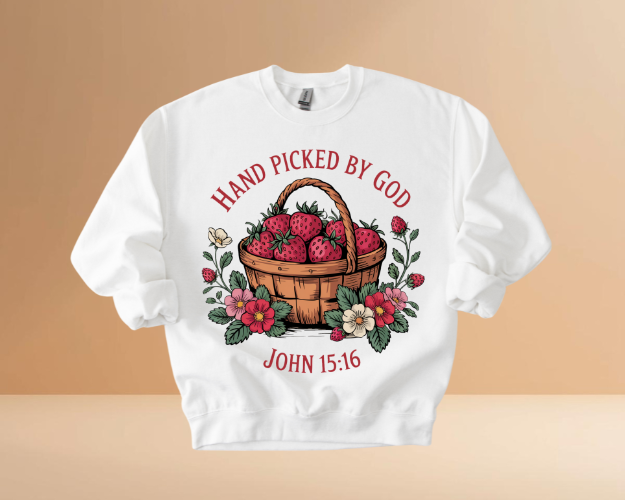 HAND PICKED BY GOD SWEATSHIRTS