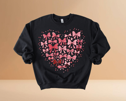 VALENTINE'S DAY HEARTS DESIGN SWEATSHIRTS