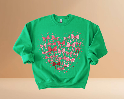 VALENTINE'S DAY HEARTS DESIGN SWEATSHIRTS