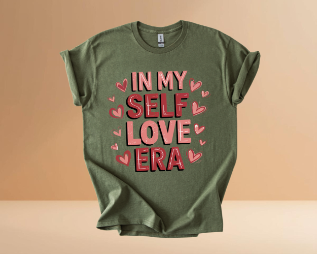 VALENTINES DAY SELF LOVE DESIGN TSHIIRTS